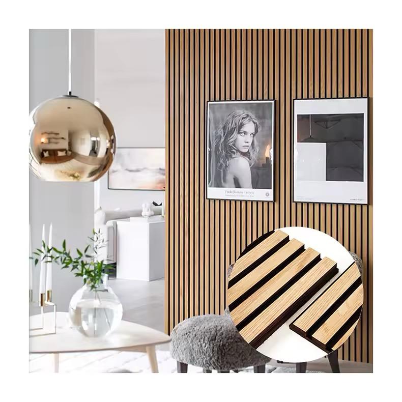 Professional Soundproof Acoustic Panels (Natural Oak)